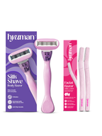 Silkshave Razor + 2 Face Razor Combo