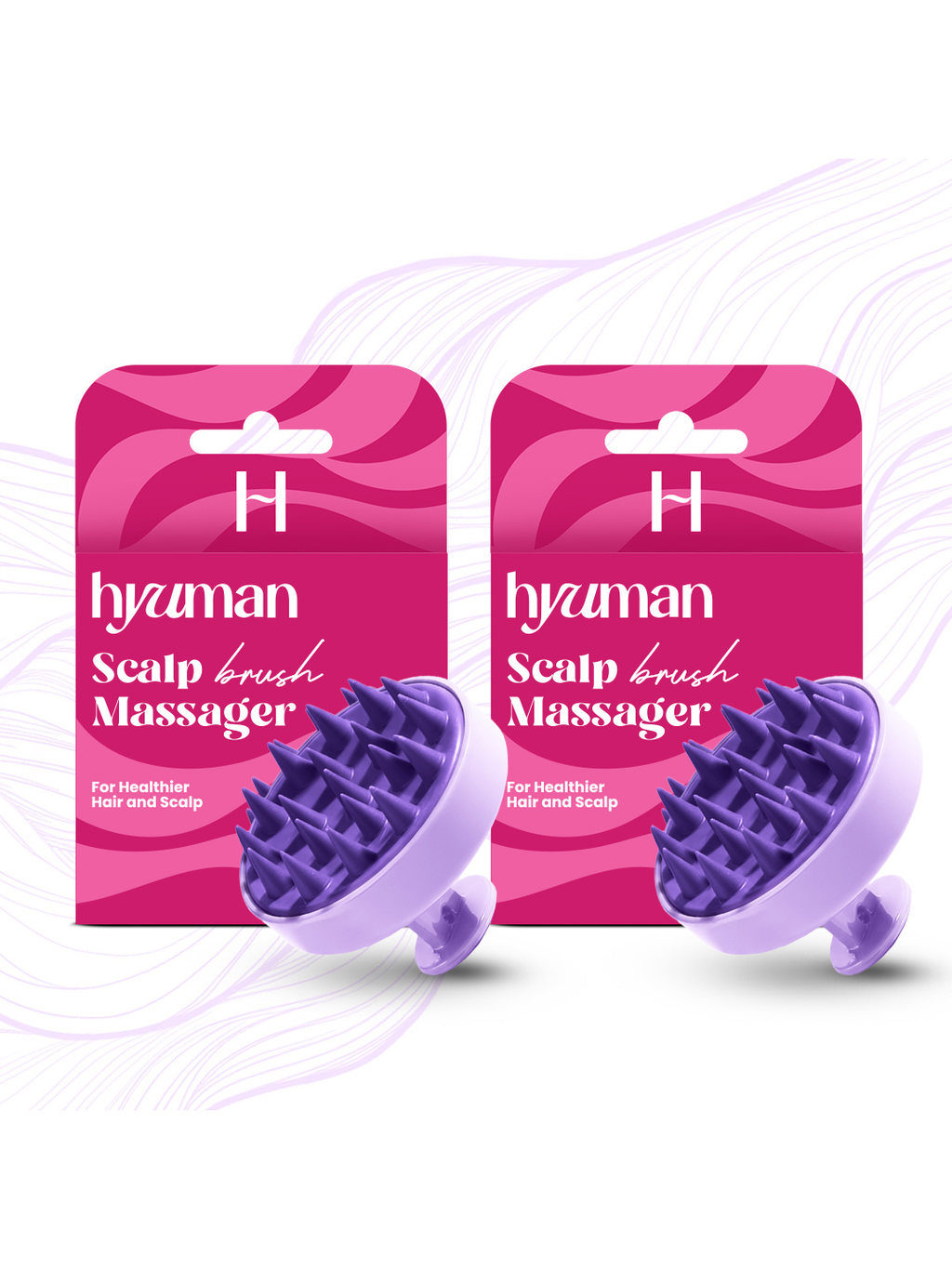 2-in-1 Scalp Massager & Shampoo Brush