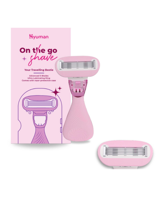 Travel Body Razor Kit With Refill Blades