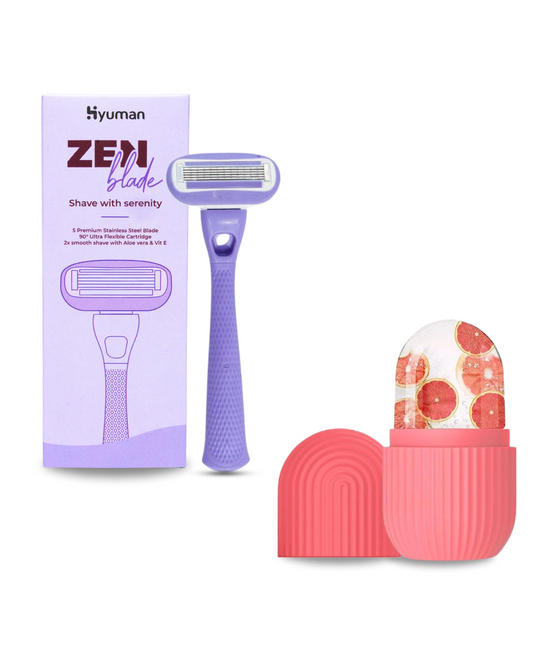 Zen Body Razor Combo with Ice Roller