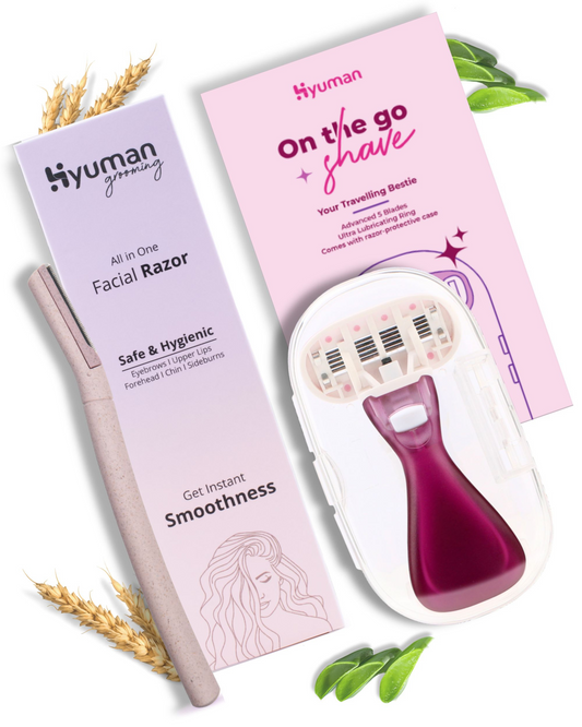 Traveller Body Razor + 1 Face Razor for women