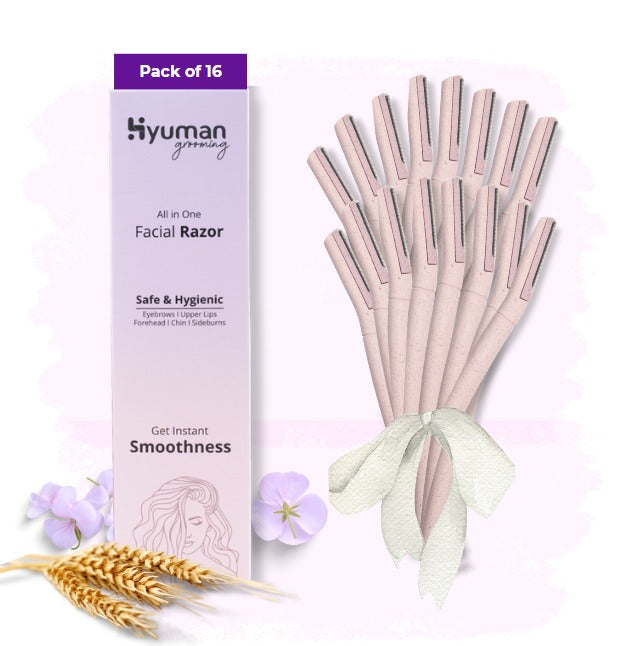 Hyuman Eyebrow & Facial Razor for Women | Face hair removal