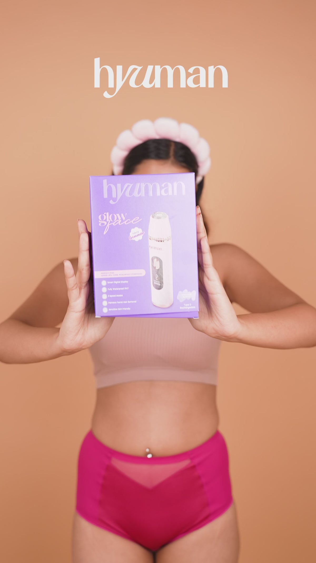 Hyuman GlowFace Facial Trimmer for Women