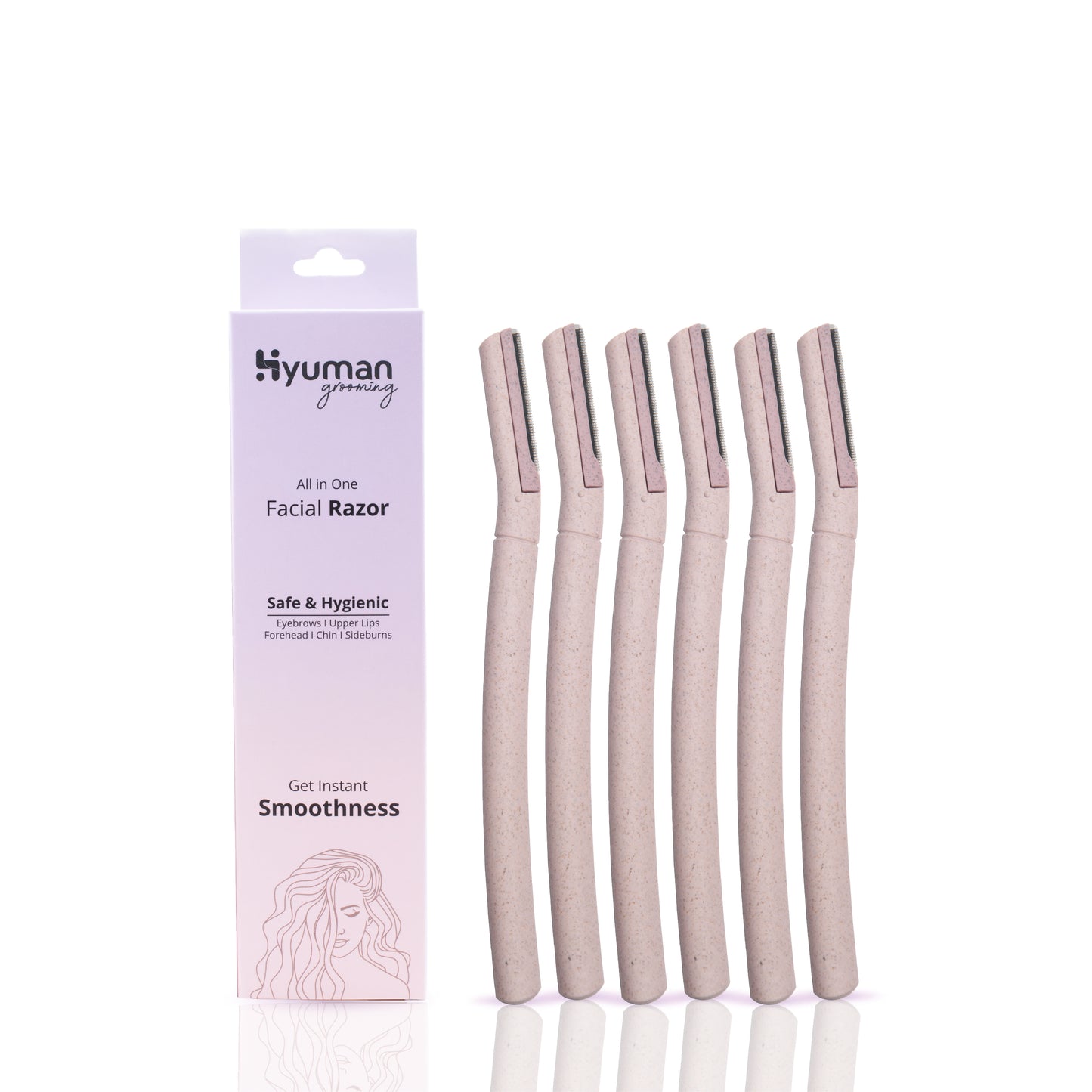 Hyuman Eyebrow & Facial Razor for Women | Face hair removal